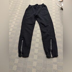 Black jogger sweatpants